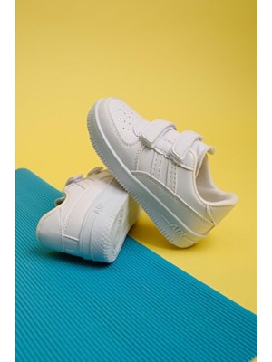 Empressco Rahat ve Şık Unisex Çocuk Sneaker, Kalın Taban, Bantlı Tasarım