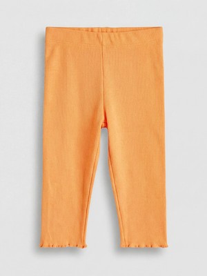 Lc Waikiki Yeni Sezon Beli Lastikli Kız Çocuk Fitilli Tayt