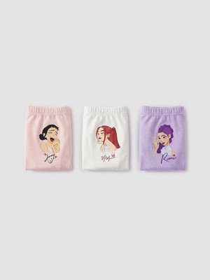Lc Waikiki Yeni Sezon K-Pop Demon Hunters Baskılı Kız Çocuk Boxer 3'lü