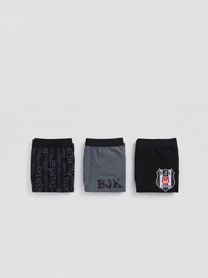 Lc Waikiki Yeni Sezon Erkek Çocuk Beşiktaş Baskılı Boxer 3'lü