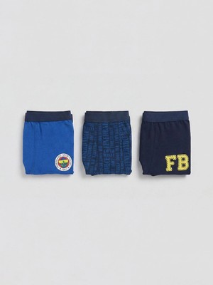 Lc Waikiki Yeni Sezon Fenerbahçe Lisanslı Erkek Çocuk 3'lü Boxer