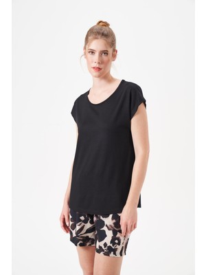 Pjs Kadın Siyah Pijama Takımı 29151