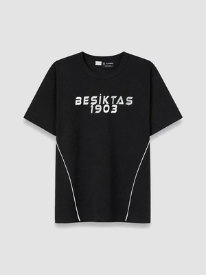 Lc Waikiki Yeni Sezon Beşiktaş Baskılı Erkek Çocuk Soft Touch Tişört