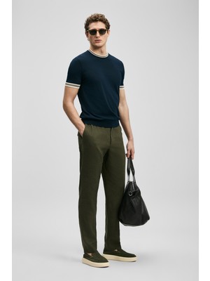 Lufian Karl Smart Erkek Chino Pantolon Slim Fit Siyah