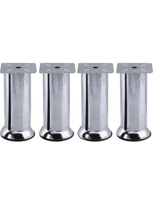 Bella Vista Metal Yükseltici Ayak Seti - 4 Adet, 12 cm Yükseklik