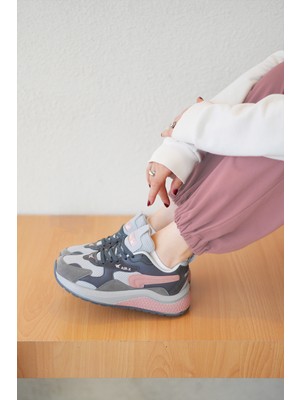 Empressco Kadın Gri Günlük Spor Sneaker, Hafif ve Rahat Ayakkabı