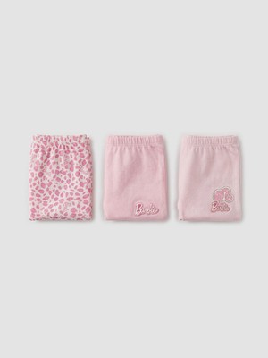 Lc Waikiki Yeni Sezon Barbie Baskılı Kız Çocuk Boxer 3'lü