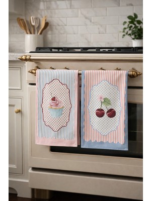 Empressco Canlı Desenli Mutfak Havlusu Çift Seti 30X50 Cm, Şık ve Kullanışlı Tasarım
