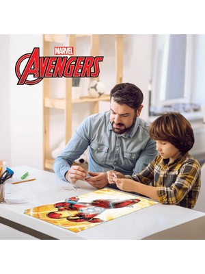 Bezos Mey Ithalat® Iron Man 300 Parça Puzzle 35585 - Metal Kutu
