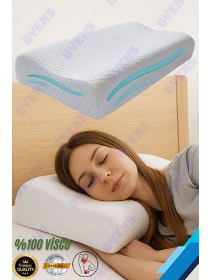 Empressco Konforlu Ortopedik Visco Yastık 60X40X12CM, Boyun ve Bel Desteği