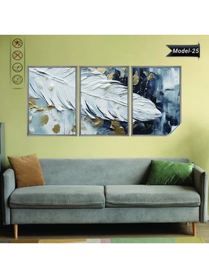 Akıllı Kağıt Statik Tutunma Özellikli Tablo - Poster Çiçek (Model- 25)