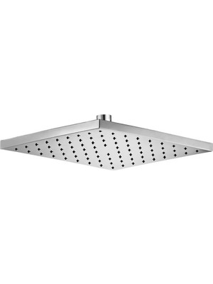 Eca Tiera Duş Başlığı 25X25 cm Kare, 40 cm Duvardan Çıkış Borusu Dahil - 102145053
