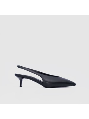 Togo Kadın Kısa Topuklu Slingback Ayakkabı [060345]