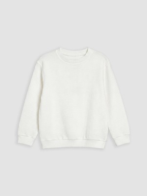 Lc Waikiki Yeni Sezon Bisiklet Yaka Dokulu Erkek Çocuk Sweatshirt