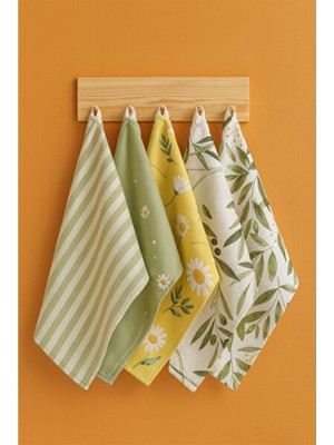 Empressco Set 5 Adet 35X50CM Pamuk Mutfak Fırın Havlusu, Yumuşak ve Dayanıklı
