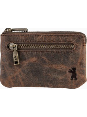 Berliner Bags Eli Vintage Hakiki Deri Rfıd Korumalı Unisex Anahtarlıklı Bozuk Para Cüzdanı