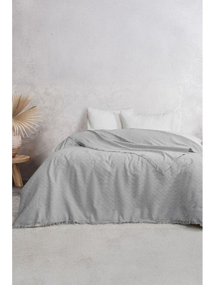 Elart Fancy Yatak Örtüsü ve Koltuk Örtüsü (200*230 Cm) Gri