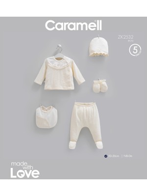 Caramell Fashion Girl 5'li Hastane Çıkışı Zıbın Seti