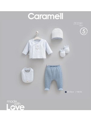 Caramell Mini Travel 5'li Hastane Çıkışı Zıbın Seti