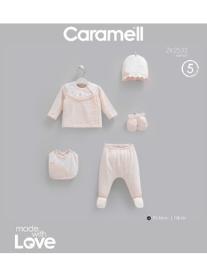 Caramell Fashion Girl 5'li Hastane Çıkışı Zıbın Seti