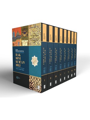 Ketebe Yayınları Hak Dini Kur'an Dili 8 Cilt Kutulu Set - Elmalılı Muhammed Hamdi Yazır
