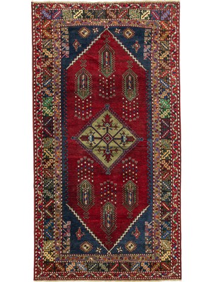Soho Antiq Saner El Dokuma Kırmızı Dazkırı Halısı 167X314 cm