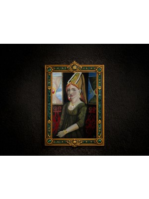 Clovendi Hürrem Sultan Özgün Potresi Sanatçı Posteri