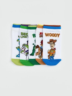 Lc Waikiki Yeni Sezon Toy Story Baskılı Erkek Çocuk Patik Çorap 5'li