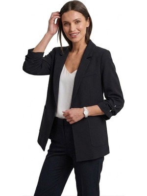 Centilmen Mare Tek Düğmeli Kıvrık Kollu Blazer Ceket  301