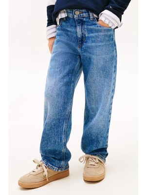 Tommy Hilfiger Erkek Çocuk Kot Pantolon KB0KB10343