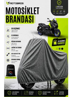 Motobros Yamaha Xmax 250 Motosiklet Branda Kalın Kumaş Ömürlük Kullanım Standart Beden