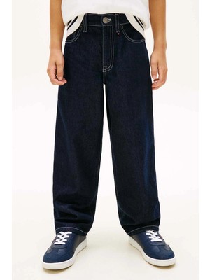 Tommy Hilfiger Erkek Çocuk Kot Pantolon KB0KB10218