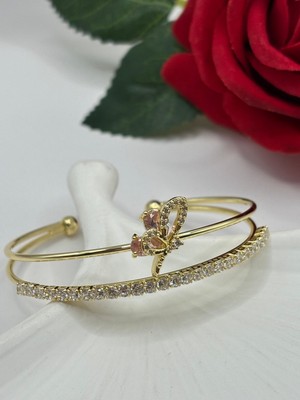 Ry Collections Ayarlanabilir Vip Premium Zirkon Kelepçe
