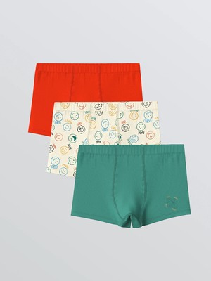 Lc Waikiki Yeni Sezon Baskılı Erkek Çocuk Boxer 3'lü