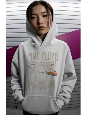 Sevbano Pink Floyd Müzik Grubu Sırt Baskılı Unisex Oversize Premium Hoodie