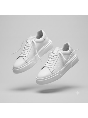 Kindep (Sneakers) Iç Dışı Hakiki Deri Günlük Erkek Ayakkabı Beyaz