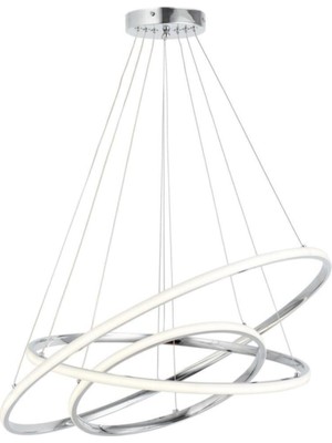 Empressco Şık 2002-3 Krom LED Avize, Modern ve Parlak Tasarım