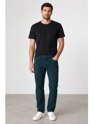 Bihan Store Erkek Regular Fit Jean Pantolon Esnek Kumaş Mc Clap 7110-PANAMA Lacivert