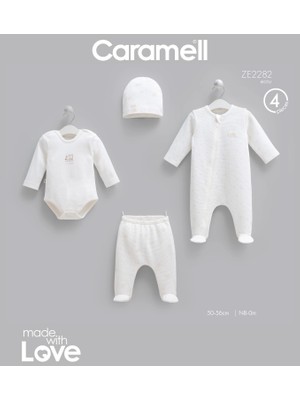 Caramell Mini Travel Tulumlu 4'lü Yenidoğan Set