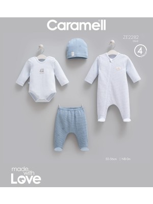 Caramell Mini Travel Tulumlu 4'lü Yenidoğan Set