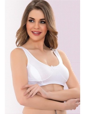 İmer Lingerie Imr 2249 Premium Series Pamuklu Modal Yarım Atlet Telsiz Anne Sütyeni