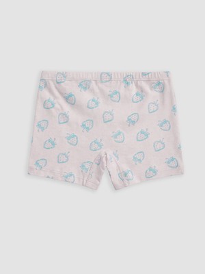 Lc Waikiki Yeni Sezon Çilek Baskılı Kız Çocuk Boxer