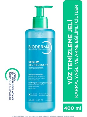 Bioderma Sebium Gel Moussant 400 ml