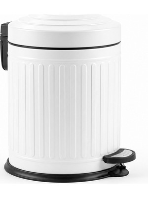 Neva Vintage Paslanmaz Pedallı Çöp Kovası 12 Lt