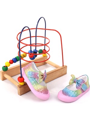 Walkenzo - Arzn 4826 Kız Bebek Ortopedik Ilk Adım Ayakkabısı