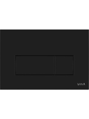 VitrA Root Square Kumanda Paneli, Parlak Siyah