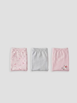 Lc Waikiki Yeni Sezon Baskılı Kız Çocuk Boxer 3'lü