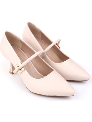 Walkenzo 4771 Kadın 7,5 cm Topuklu Rahat Ayakkabı