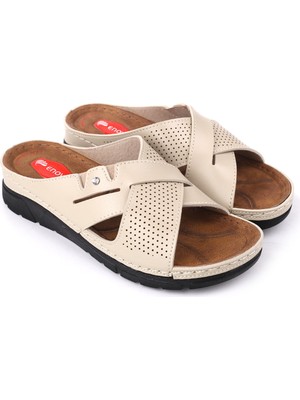 Walkenzo 4742 Kadın Rahat Ortopedik Günlük Terlik