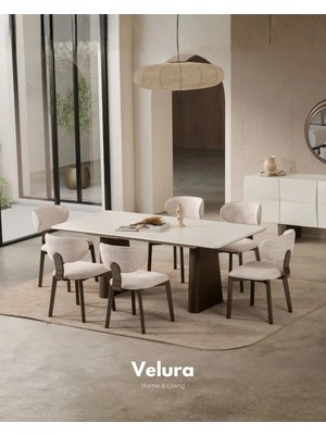 Velura Home & Living Vena Yemek Masası & Mutfak Masası - 2 Sandalye
